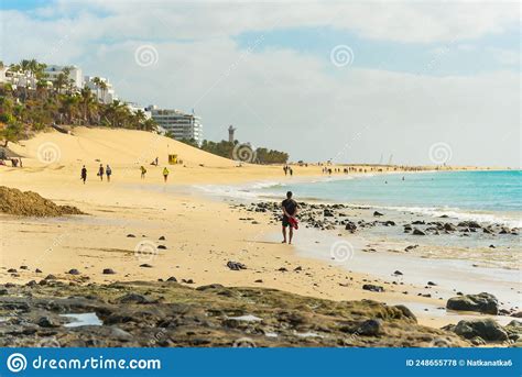 Beach In Morro Jable Las Palmas Spain Editorial Stock Photo Image Of Coast Resort
