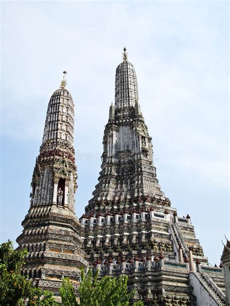 Pagoda Wat Arun Templo Del Amanecer Imagen De Archivo Imagen De