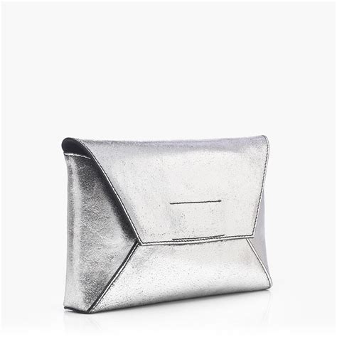 Lyst Jcrew Metallic Envelope Clutch In Metallic