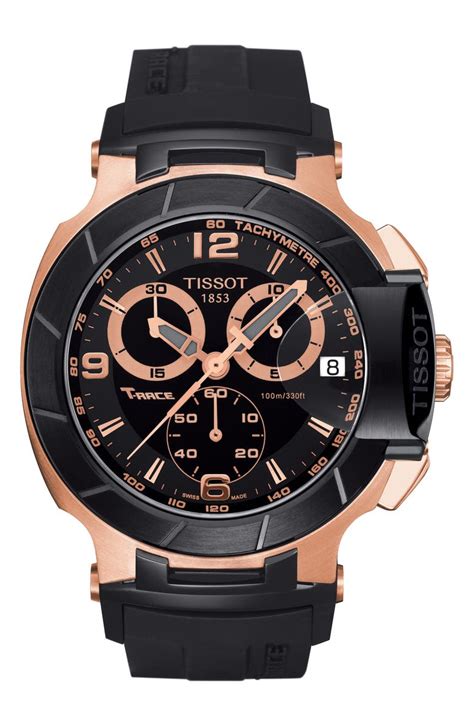 tissot t race chronograph silicone strap watch 50mm nordstrom