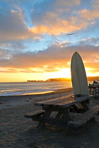 Surfboard Sunset Stock Photo Download Image Now Istock
