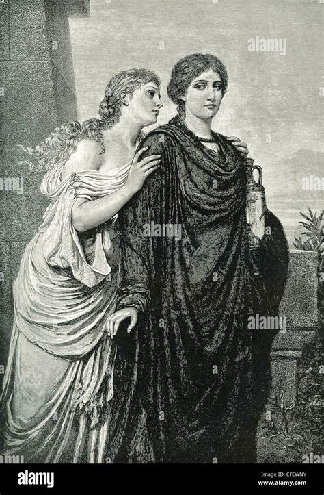 Antigone Was The Daughter Of The Greek King Oedipus And His Wife Stock 28840 Hot Sex Picture
