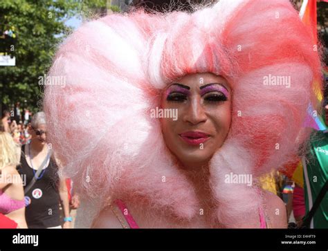 Colorful Drag Queen Performer Poses In 45th Annual New York City Gay