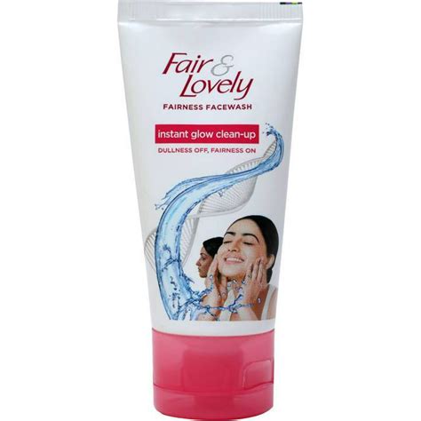 Fair And Lovely Fairness Face Wash Instant Glow Cleanup 100g Walmart