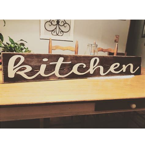 Kitchen Sign Rustic Kitchen Sign Farmhouse Charm Country Home Etsy