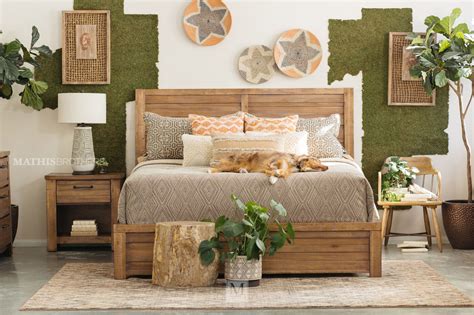 Popular bedroom set designs have beds, cabinets, side tables, storage sections, etc. Four-Piece Distressed Bedroom Set in Weathered Brown ...