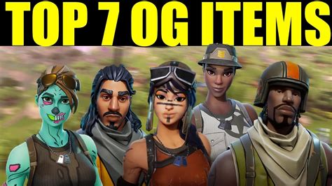 Fortnite Top 7 Og Skins To Buy From The Item Shop If They Ever Return Youtube