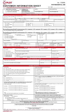 customer information sheet template  word documentscom