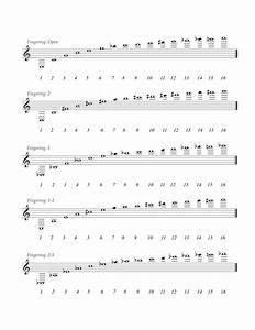 B Flat Trumpet Chart Scales Pictures To Pin On Pinterest