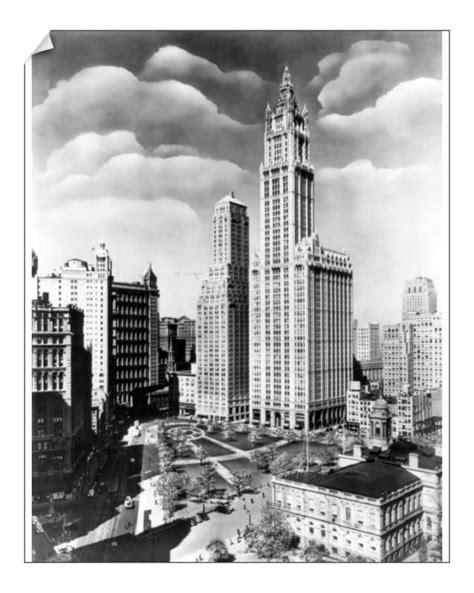 Print Of Woolworth Building 1939 The Woolworth Building New York
