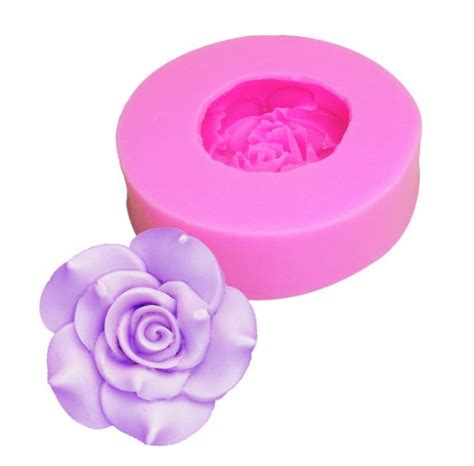 molde de silicone rosa clássica elo7 produtos especiais