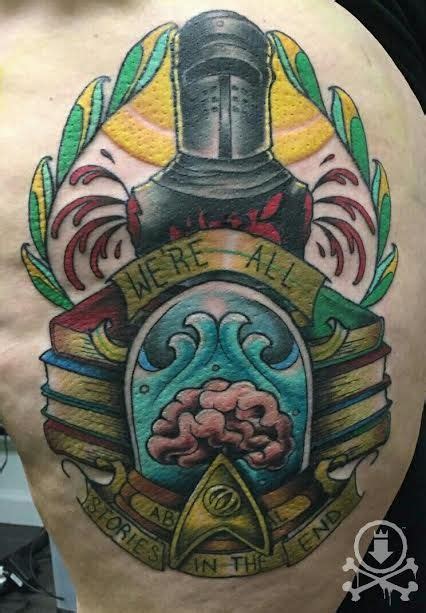 Tattoofilter is a tattoo community, tattoo gallery and international tattoo artist, studio and event directory. Touching Monty Python and Star Trek themed memorial tattoo ...