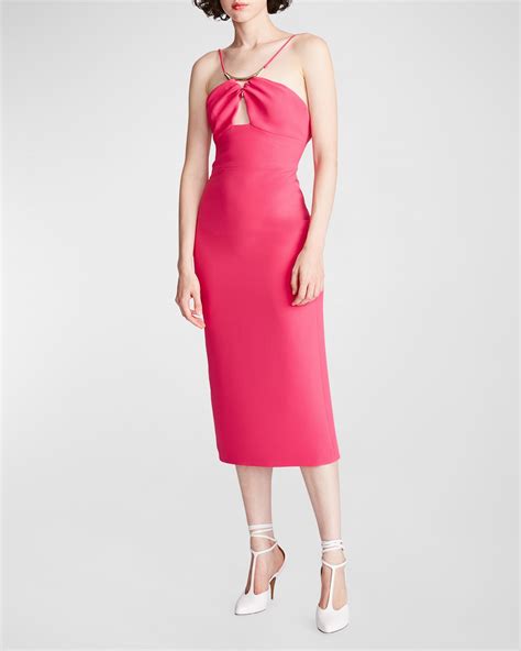 Pink Sheath Dress Neiman Marcus