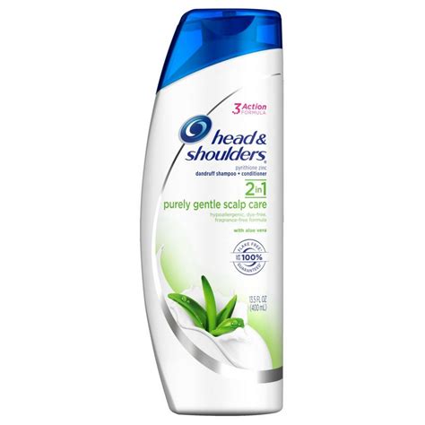 Head And Shoulders Purely Gentle Scalp Care 2 In 1 Dandruff Shampoo And