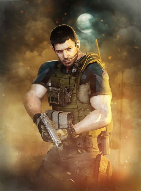 Chris Redfield By Anubisdhl Video Game Characters Fantasy Characters