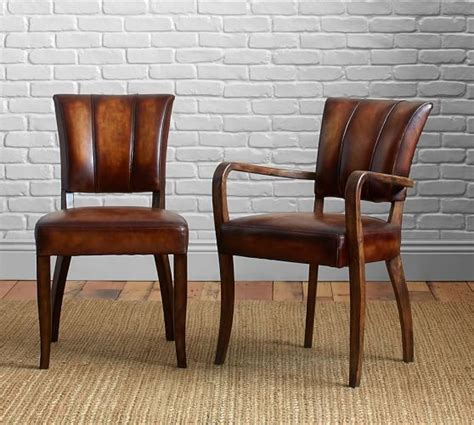 Enjoy free shipping on most stuff, even big stuff. Elliot Leather Dining Chair | Dining chairs, Leather ...