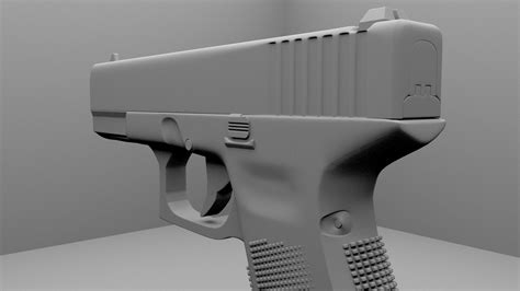 3d Model Glock 19 Gen 5 Vr Ar Low Poly Cgtrader