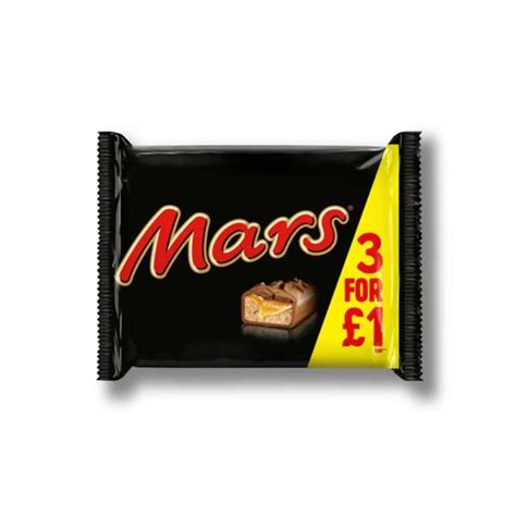 Mars Chocolate Bars 1 Pmp Multipack 3 X 394g Pack Of 22 British