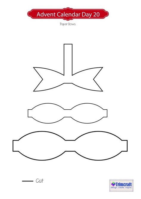 8 printable bow tie templates doc pdf free premium templates. Bow templates | Bow template, Diy leather bows, Paper bow