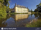 Wasserburg Barock Schloss Dyck, Juechen, Niederrhein, Nordrhein ...