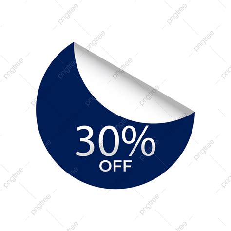 30 Off Sale Tag Stricker Banner 30 Off Sale Tag 30 Stricker Png And