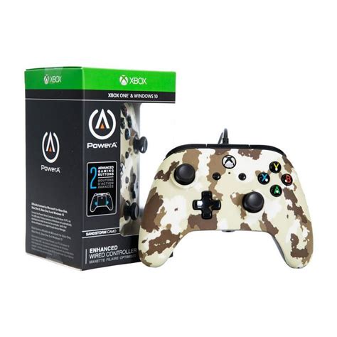 Xbox One Sandstorm Camo Enhanced Wired Controller Xbox One Gamestop