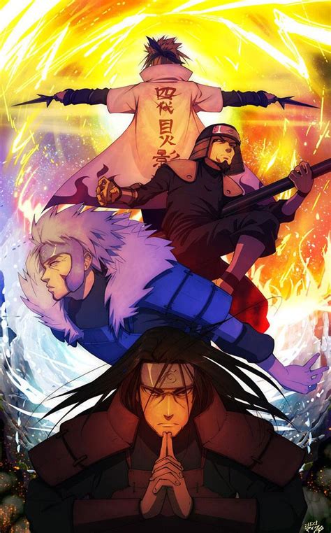 The First 4 And Greatest Hokage Naruto Shippuden Anime Anime Naruto