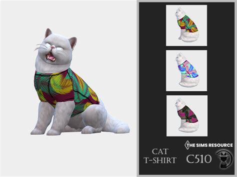 Cat T Shirt C510 By Turksimmer At Tsr Sims 4 Updates