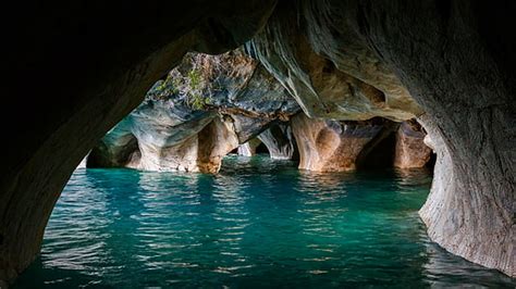 Hd Wallpaper Body Of Water Nature Landscape Lake Cave Chile