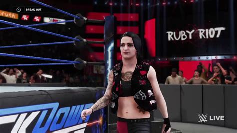 WWE 2K18 Becky Lynch Vs Ruby Riot YouTube
