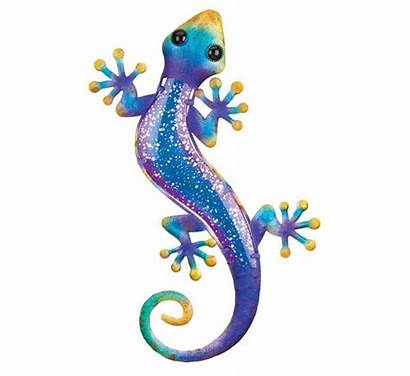 Gecko Watercolor Wall Decor Lizard Regal Glass