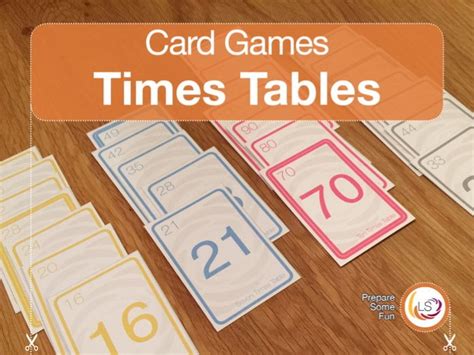 Times Tables Card Game For Times Tables And Multiples Teaching