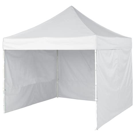 I can setup the tent with a help from someone else in less than 10 minutes. Pop-Up Canopy Tent 10x10 White Full Walls