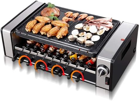 Sanjiang Auto Rotate Electric Barbecue Grill Indoor Smokefree Table Bbq