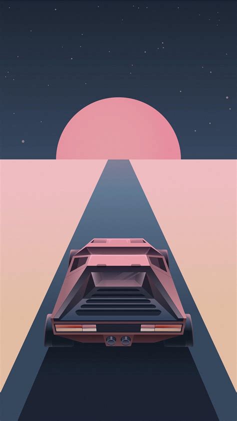 Phone Outrun Wallpapers Wallpaper Cave