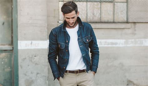What To Wear With Denim Jacket Mens Buy And Slay