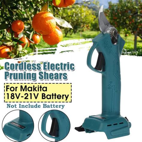 Garden Electric Cordless Pruning Shears Scissor Cutter Pruner For Makita Battery Ebay