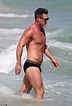 Luke Evans, 40, flaunts his impressive physique in $150 Versace speedo ...