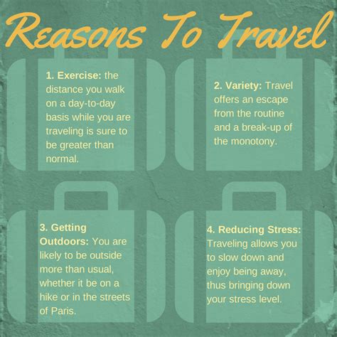 Infographic 4 Reasons Travel Is Good For Your Health Health Enews