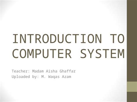 Ppt Chapter1 Introduction To Computer Systems Dokumentips