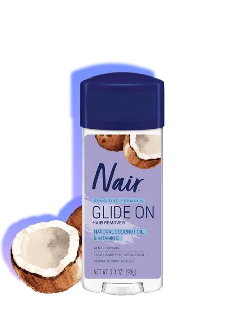 Nair Sensitive Formula Glide On Sensitive Skin Depilatory Nair