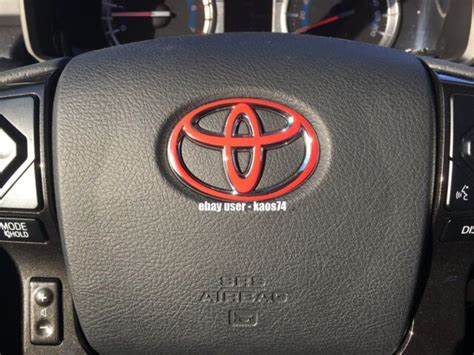 Fits Toyota Tacoma Steering Wheel Emblem Decal 2012 2013 2014 2015 Ebay
