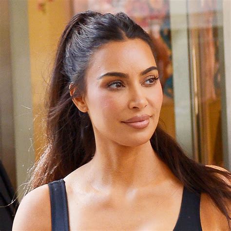 Kim Kardashian Goes Make Up Free To Attend Son Saints Soccer Game In