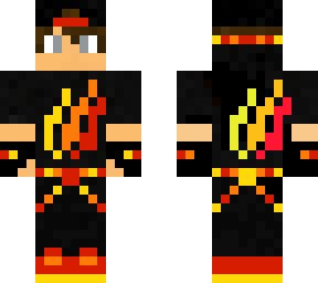 Brandcrowd logo maker is easy to use and allows you full customization to get the minecraft logo. preston with two fire logos | Minecraft Skin