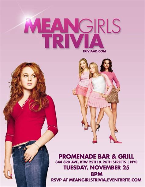 Mean Girls Trivia At Promenade Murphguide Nyc Bar Guide My Xxx Hot Girl