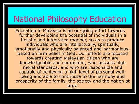 The national principles or national philosophy (i.e. PPT - The Importance of Human Development Course For ...