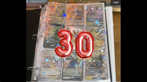 30 subs showing my pokémon card collection youtube