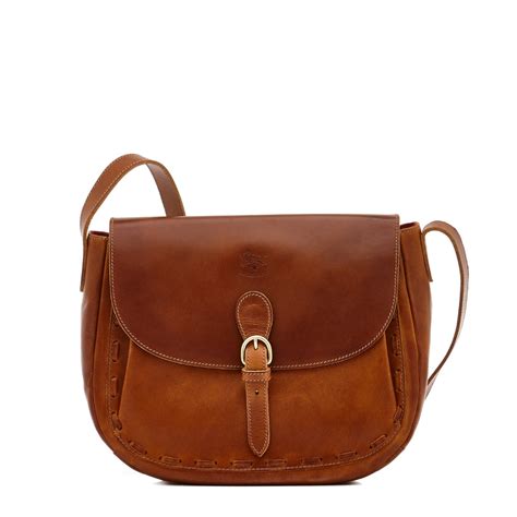 Woman S Messenger Capoliveri In Brushed Cowhide Leather A Color