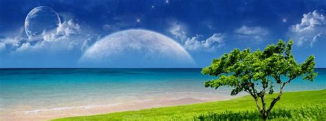 Free Download Dual Monitor Wallpaper 3360x1050 Beach 2560x1024 For