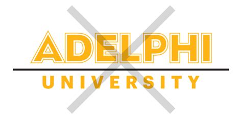 Logo Mark Brand Identity Adelphi University